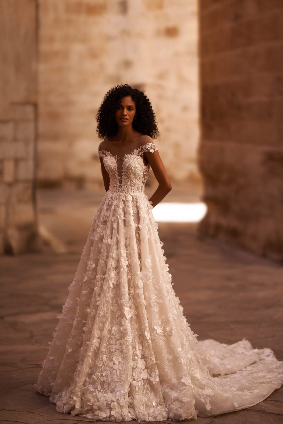 Mellina 1 dress by wona concept from alma de oro collection