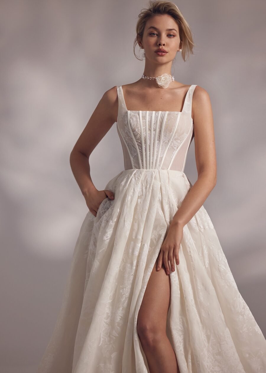 Moraya 3 wedding dress by eva lendel from less is more iv